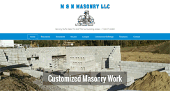 Desktop Screenshot of mandnmasonry.com